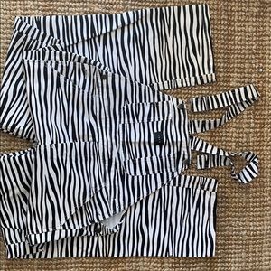 Zebra Print overalls- DOLLZKILL